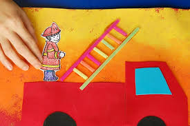 Give them the supplies and let them interpret the fun however they want! Fireman Picture Kids Crafts Fun Craft Ideas Firstpalette Com