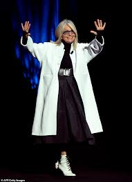 diane keaton 73 is the life of the party as she joins