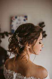 Wedding Hairstyles Loose Romantic Updo Loose Braids Crystal And Pearl Hair Accessory Romantic B Romantic Wedding Hair Vintage Wedding Hair Loose Hairstyles