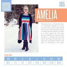 lularoe amelia sizing chart 2018 lularoe amelia dress