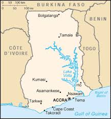Map of ghana showing regions and districts. Ghana Map Map Pictures
