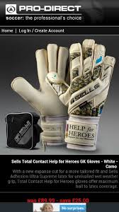 Sells Help For Heroes Gk Gloves Gk Gloves Goalie Gloves