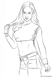 In addition, you can use this exercise as a distraction while you are engaged in homework or office work. Wwe Aj Lee Coloring Page Coloring Pages Printable