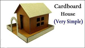 The size of the cardboard house you will build will also depend on the size of the cardboard boxes. Cardboard House Very Simple How To Make A Simple House With Cardboard Small Diy Cardboard House Diy Cardboard Crafts Ideas Video Dailymotion