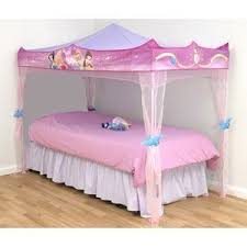 Hang this princess bed canopy over any royally cute child's bed to make bedtime exciting. Gosh Disney Princess Bed Canopy Stands Over Single Size Bed Amazon Co Uk Kitchen Home Girl Bedroom Walls Bed Canopy Princess Canopy Bed