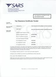 Application form for tax clearance certificate. Tax Clearance Certificate Tender The Edl Group