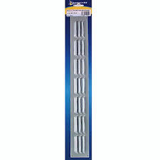 Grille D Aeration Alu Autogyre A Persiennes Avec Moustiquaire Brut 400 X 50 Mm Castorama