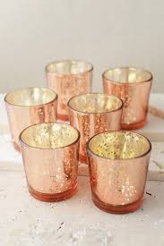 Maybe you would like to learn more about one of these? Rose Gold Copper Mercury Votives What S The Occasion