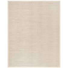 Black And Ivory Area Rug Safavieh Natural Fiber Black Ivory 8 Ft X 10 Ft Area Rug Natural Fiber Area Rug Area Rugs Soft Sisal