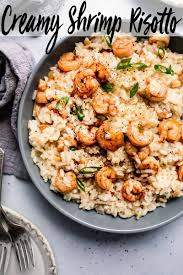 Easy Shrimp Risotto Risotto Dinner Recipes Shrimp Recipes For Dinner Risotto Recipes Easy