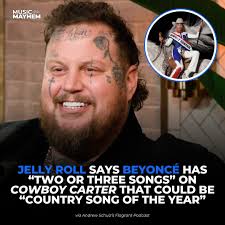 Jelly Roll recently shared that Beyoncé's Cowboy Carter has two or three  songs