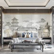 新中式卧室 建e网3d模型分享交流平台 3d模型下载 3d模型下载网站 zen interiors luxurious bedrooms modern chinese interior