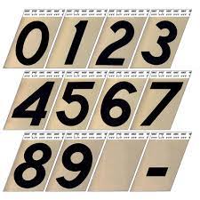 The 3 tall decorative mailbox number stickers for your mailbox can be personalized in a variety of font styles and colors. Hillman 3 In Aluminum Angle Cut Number 840552 The Home Depot