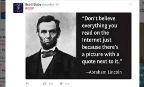 Abraham lincoln internet quotes things i trust more than cnn | operation autism storm / cnn meme war. Abe Lincoln Sunday Morning Quotes Gop Mistakenly Tweets Fake Abraham Lincoln Quote Internet Writes Dogtrainingobedienceschool Com