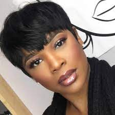 Short Hair Styles Pixie Image By Esther Polite On Short Hairstyles Wig Hairstyles Thick Hair Styles