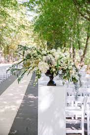 Love These Extravagant Ceremony Florals On An Elegant White Plinth Www Weddingconcepts Co Za Luxury Wedding Planner English Garden Style Wedding