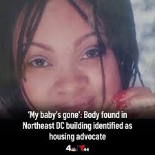 The body found encased in concrete inside a refrigerator at a Northeast  D.C. apartment building has been identified as a 44-year-old woman and  housing advocate. Chandra Brown was remembered as a talented