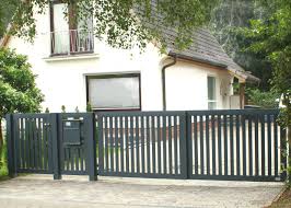 Nordzaun Modell Borkum Zaun Toranlagen Alu Zaun