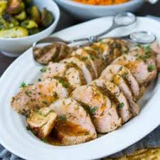 Using a small bowl, mix the marmalade and garlic. Roasted Pork Tenderloin With Maple Dijon Sauce Cookin Canuck