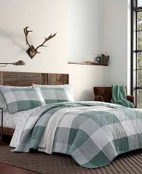 Maybe you would like to learn more about one of these? Eddie Bauer Boulder Plaid Green Reversible 3 Piece Full Queen Quilt Set Reviews Home Macy S