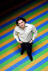 Hollywood swoons over that hair, that baton. Gustavo Dudamel Wikipedia
