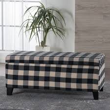 Black And White Storage Bench Brianna Black White Checker Fabric Storage Ottoman White Storage Ottoman Square Storage Ottoman Fabric Storage Ottoman