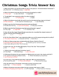 Buzzfeed staff can you beat your friends at this quiz? Free Printable Christmas Songs Trivia Quiz
