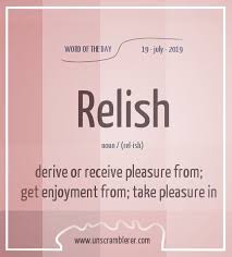 Relish English Vocabulary Words English Phrases Idioms Good Vocabulary Words