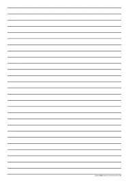 Printable lined paper for kids! Free Lined Paper Teaching Essentials Davlae Resources