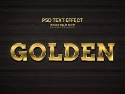 Download Download Golden 3d Text Style Effect For Free Text Effects Free Photoshop Text Photoshop Text