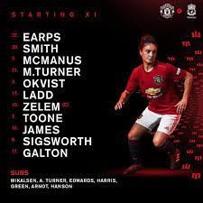 De gea, wan bissaka, lindelof, maguire, shaw, mctominay, fred, pogba, bruno fernandes, james, greenwood. Manchester United Women Line Up For Today S Match Reddevils