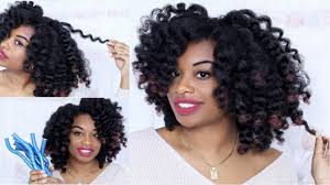 Finger coils make our list of easy natural hairstyles because they are simple to install. Flexi Rods On Natural Hair Type 4 Heatless Curls Youtube