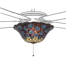 Here's a list of current meyda tiffany ceiling fan manuals. Meyda Tiffany Tiffany Peacock Feather Bowl Ceiling Fan Light Kit Wayfair