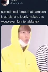 Probably The Only Thing I Dont Agree With Joonie Video Bts Funny Videos Kpop Memes Bts Bts Funny