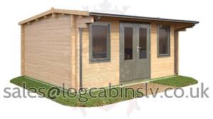 Ventura's greenhouse grill ocean view Deluxe Log Cabin Sandway 5 0 M X 4 0 M Dlclv4024 Logcabins Lv