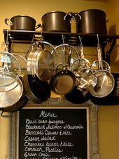 Cuisinart® brushed stainless steel octagonal hanging pot rack. Rustchic Cheap Pot Rack Pot Rack Kitchen Organization Wall Mounted Pot Rack