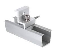 Solar Panel Rails Bracket PV Fixing 30mm/35mm End/Middle Clamp Kit Roof  Mounting