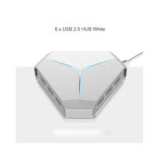 Wholesale 6 Port Usb Hub Cable Splitter With Tf Sd Card Reader Mic Aux Cool Light Charging Usb 2 0 Hub For Multi Device Desktop Laptop From China