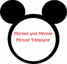 Minnie mouse cut out template. Mickey Mouse Template Minnie Mouse Invitations Mickey Mouse Invitation Minnie Birthday Party