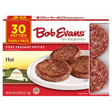 bob evans hot sausage patties 40 oz