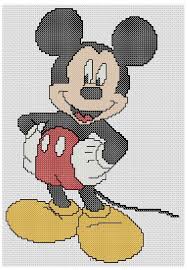 Free Cross Stitch Patterns And Links Free Mickey Mouse