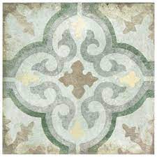 There are 3329 floral rug pattern for sale on etsy, and they cost £19.18 on. Elitetile Relic Decor 9 X 9 Porcelain Wall Floor Field Tile Reviews Wayfair