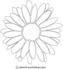 Image Result For Printable Flower Stencils Flower Stencil Free Stencils Floral Stencil