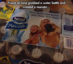 How Not Grab A Bottle Of Water From A Fresh Box Snapchat Funny Funniest Snapchats Hilarious