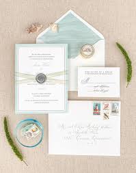 Hand Calligraphy Envelopes And Custom Coastal Wedding Invitation For Summer Con Custom Wedding Stationary Custom Wedding Stationery Coastal Wedding Invitations