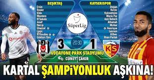 Besiktas have been winning at both half time and full time in their last 3 home matches against kayserispor in all competitions. Yn1mssmnwx8 M
