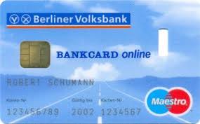 Bank Card Berliner Volksbank Bankcard Online Berliner Volksbank Germany Federal Republic Col De Ms 0095
