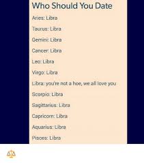 Dating during lockdown is hard enough in 2020, but how do you deal with it when cancer is in the mix too? Who Should You Date Aries Libra Taurus Libra Gemini Libra Cancer Libra Leo Libra Virgo Libra Libra You Re Not A Hoe We All Love You Scorpio Libra Sagittarius Libra Capricorn Libra Aquarius