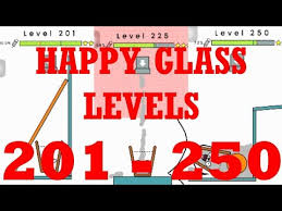Your job is to draw a line to make the glass filled up with liquid and smile again! Happy Glass Levels 251 260 3 Stars Walkthrough