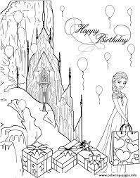 The keep and the auxiliary buildi. Elsa Birthday Party At Ice Castle Colouring Page Coloring Pages Printable